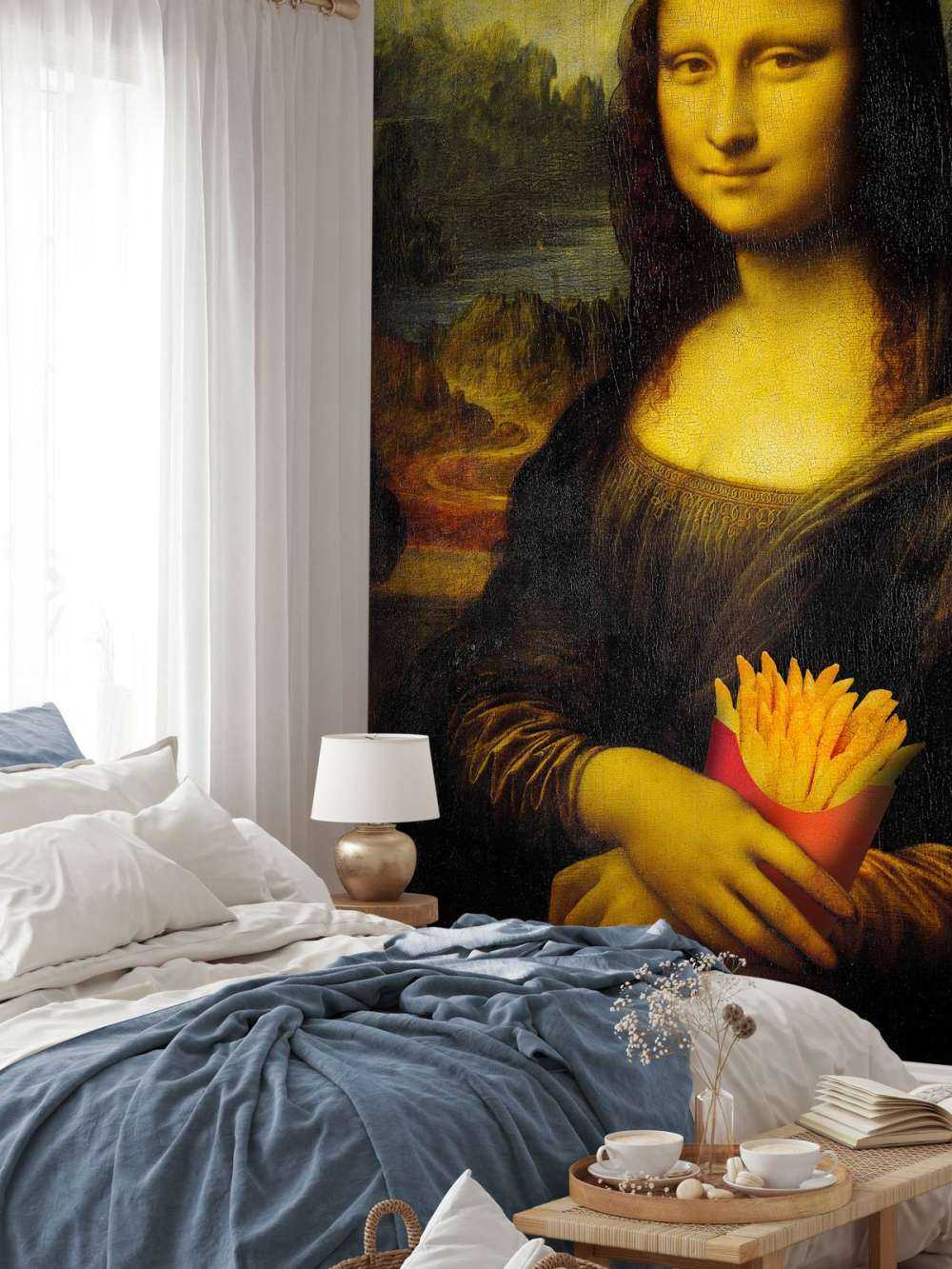 Mona Lisa mit Pommes