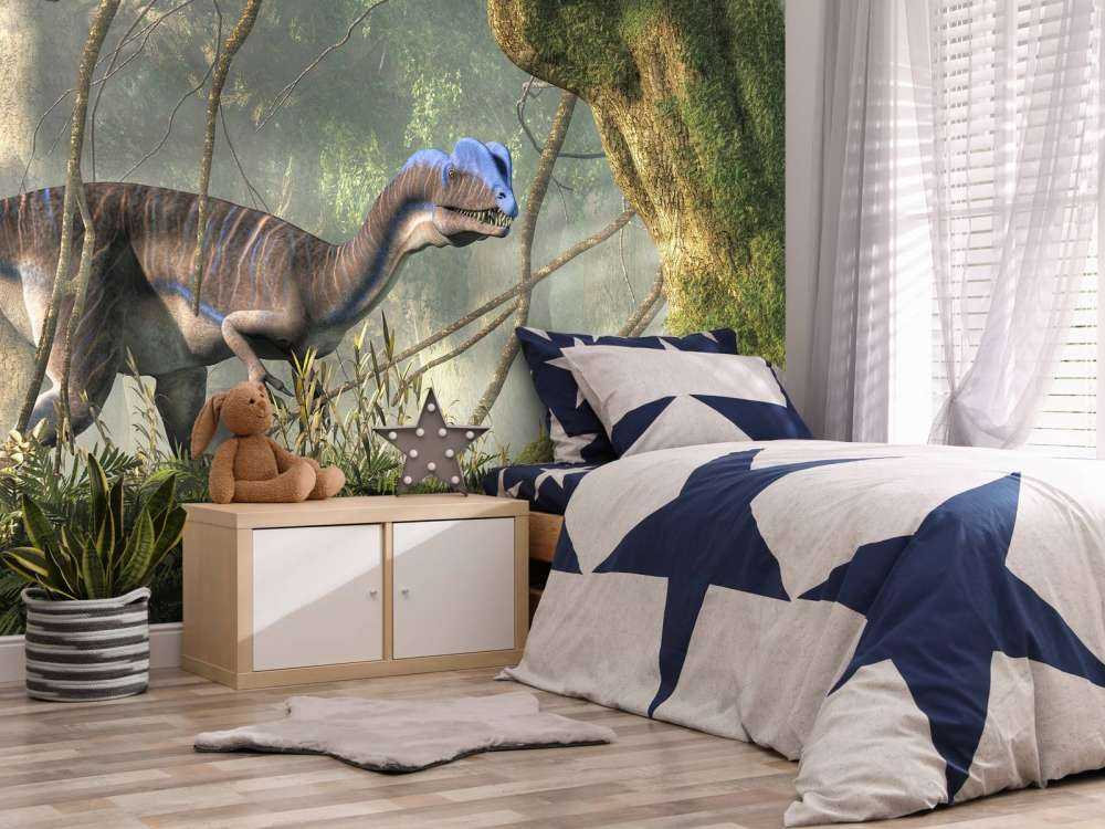 Dinosaurier im Wald