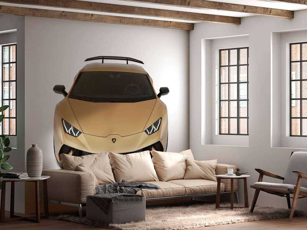 Lamborghini Huracán - Front von oben, weiß