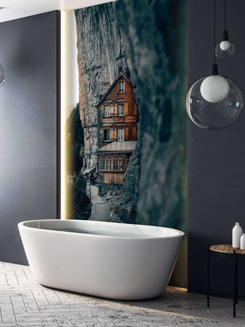 Berghütte in den Alpen