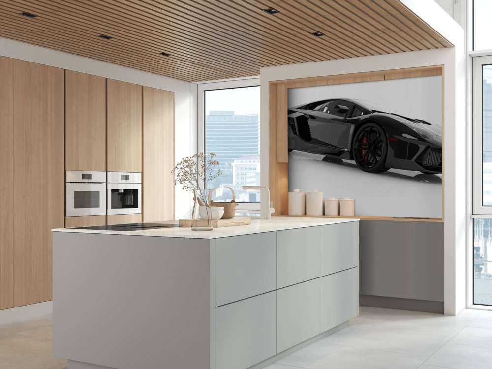 Schwarzes Superauto