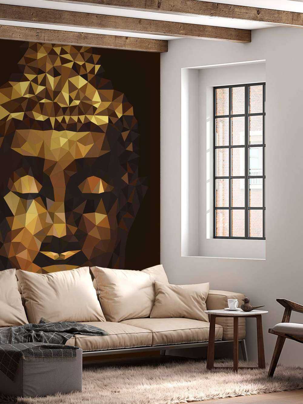 Abstrakter Buddha