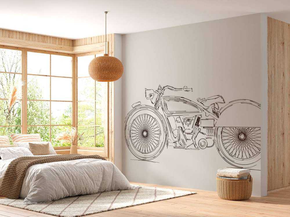 Signierter Oldtimer-Motor