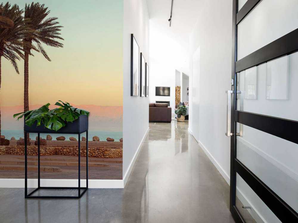 Palmen bei Sonnenuntergang