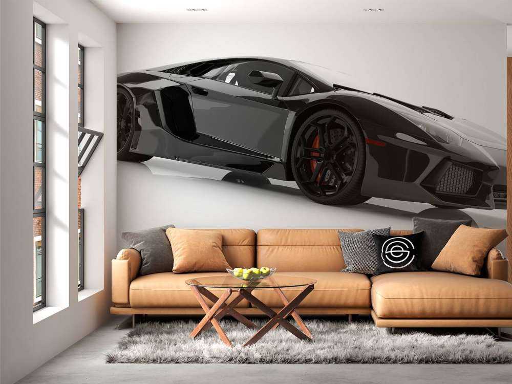 Schwarzes Superauto