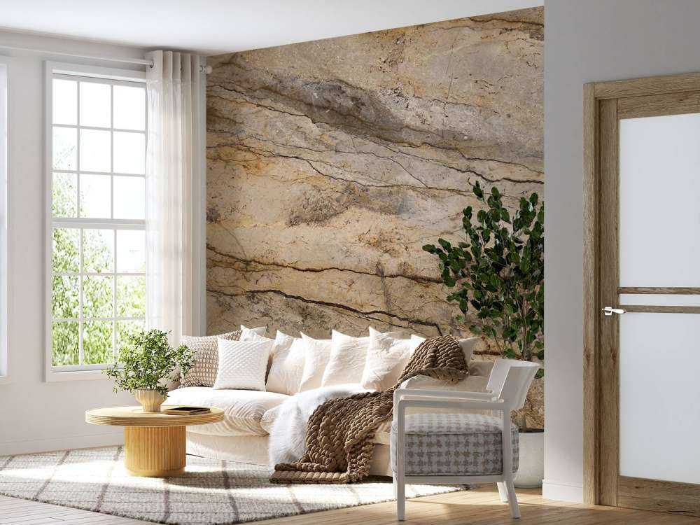 Marmor mit Sandfarbe