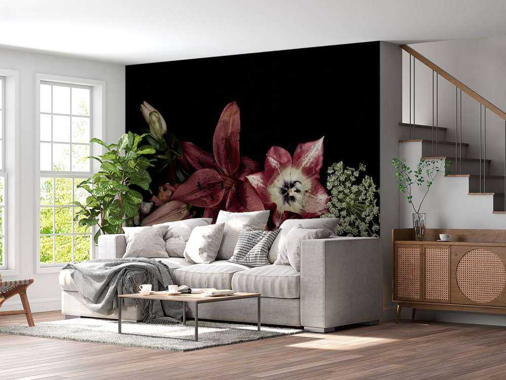 Zusammengesetzte bunte Blumen