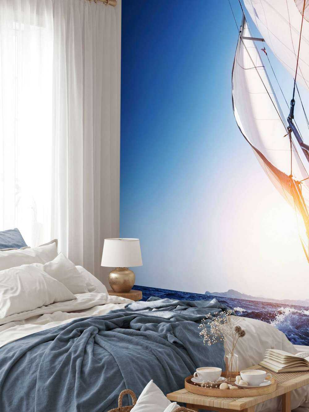 Beidseitiges Segelboot