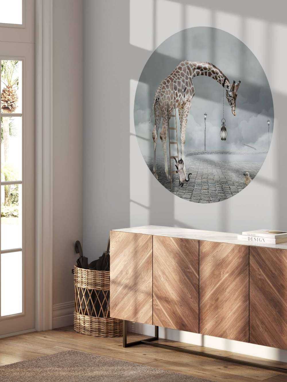 Phantasielandschaft mit Tieren