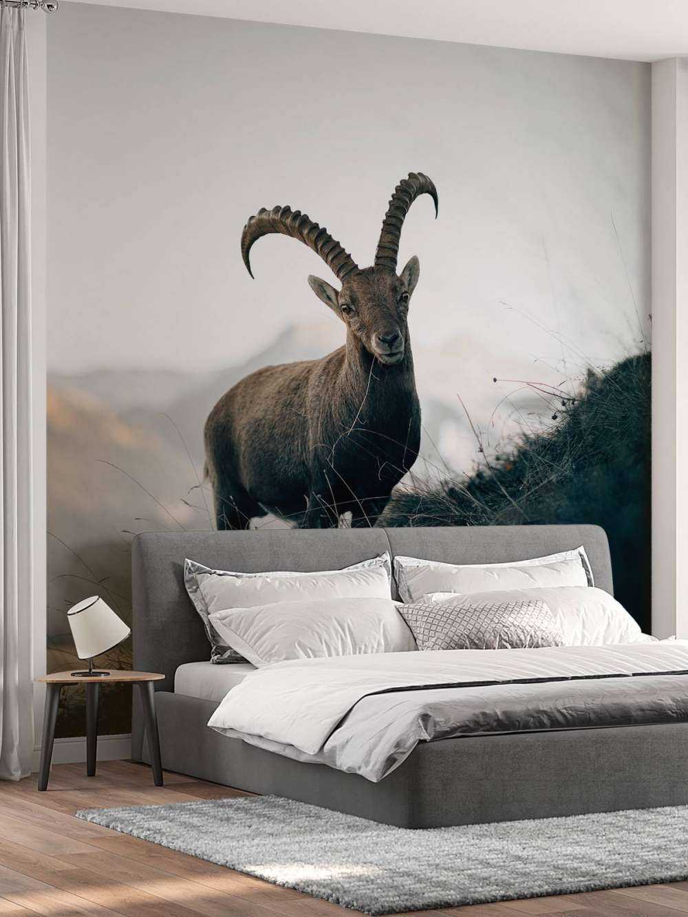 Steinbock in den Bergen