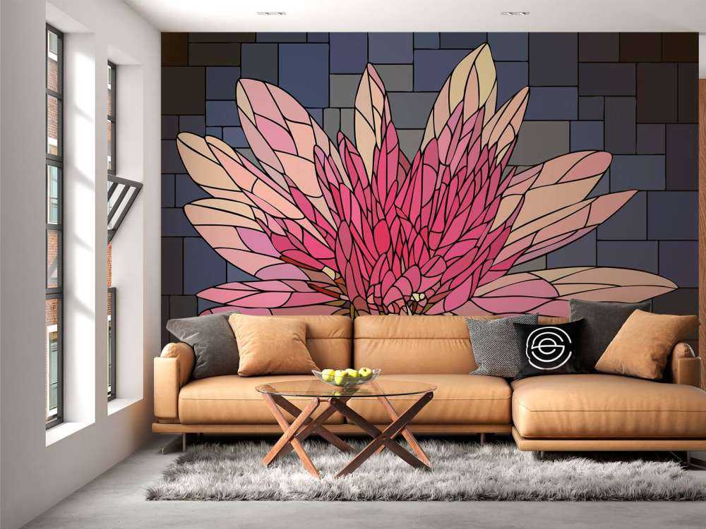 Rosa blühende Blume