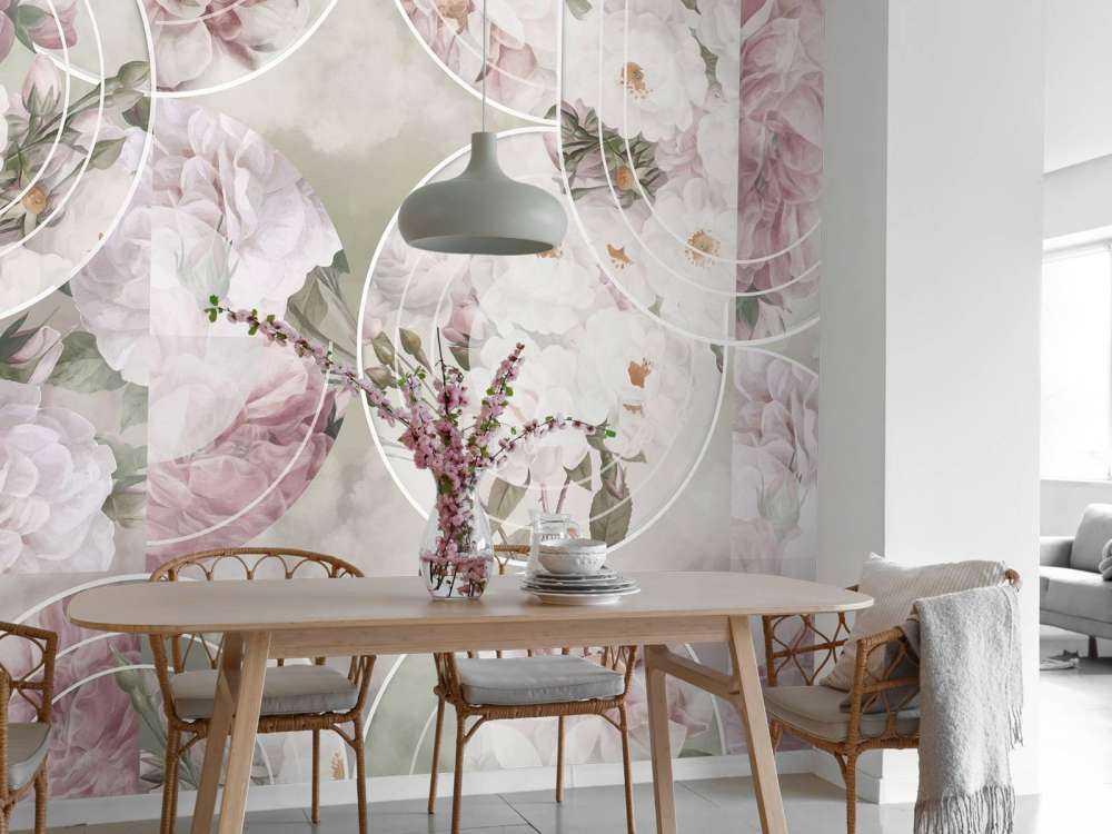 Zeitlose florale Eleganz - Blush Grün