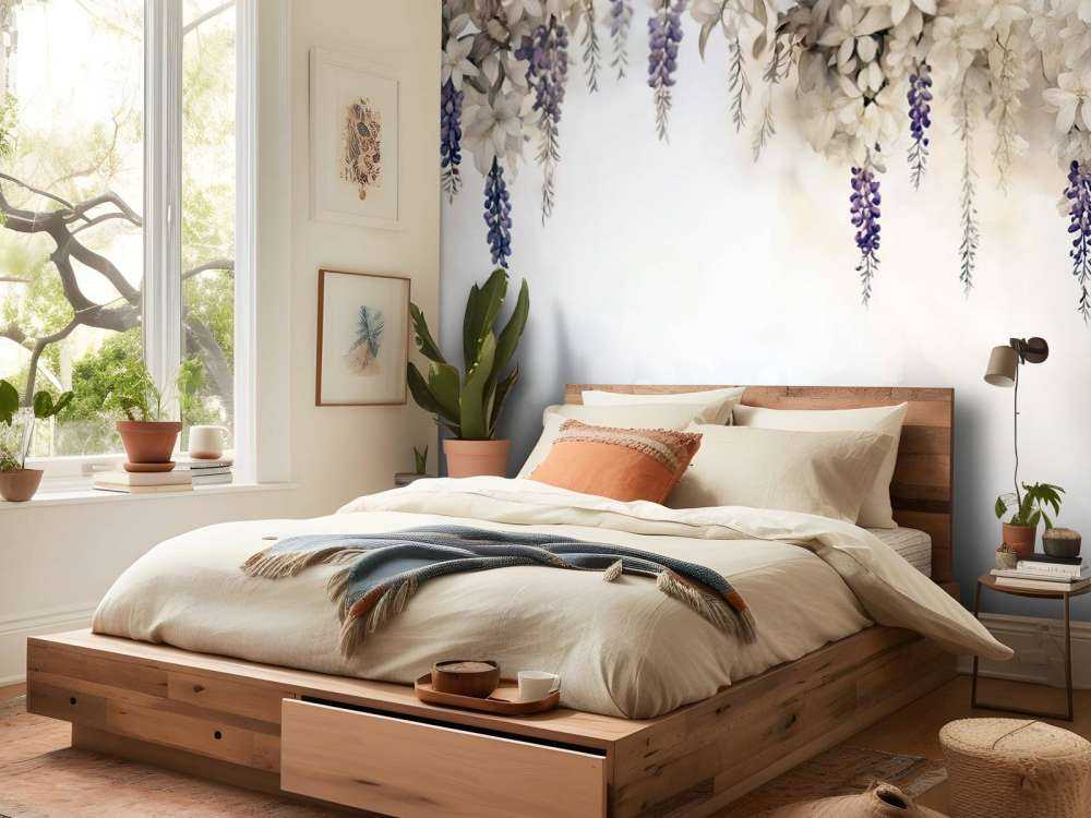 Sanfter Glyziniengarten Gelb