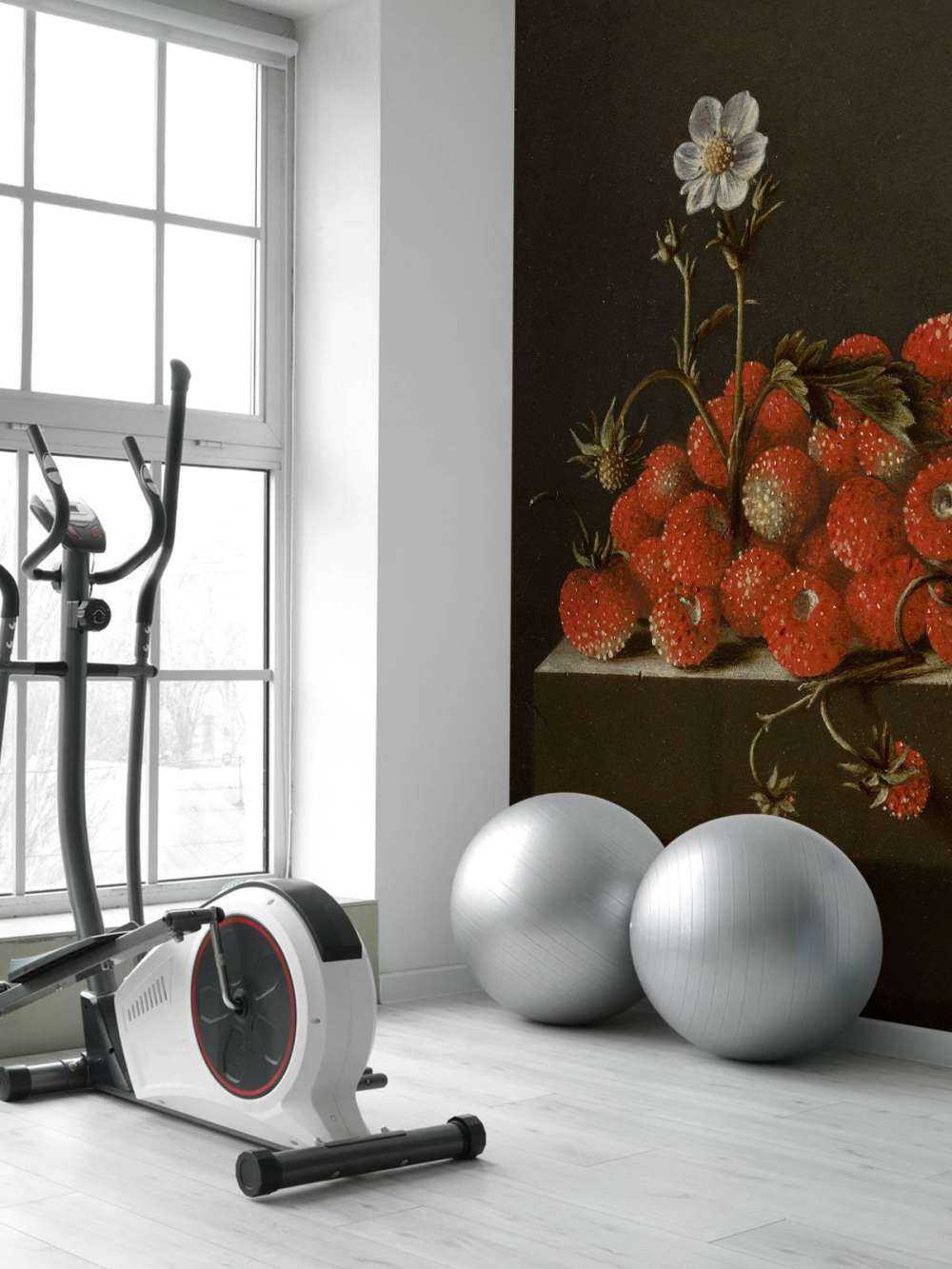 Stilleben mit Walderdbeeren