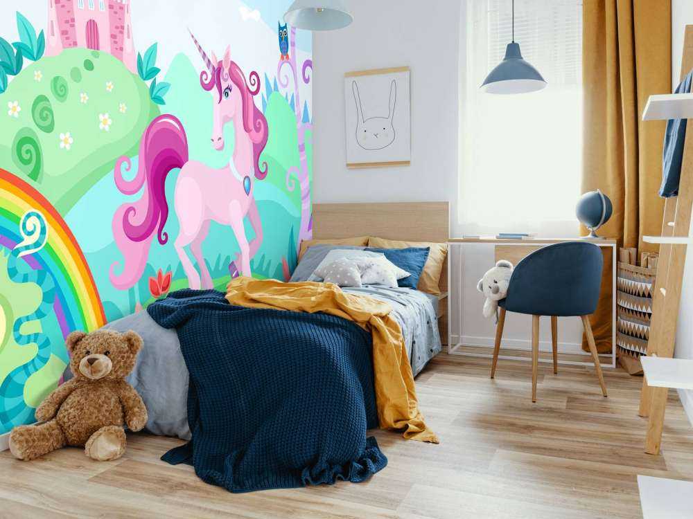 Einhorn mit Schloss
