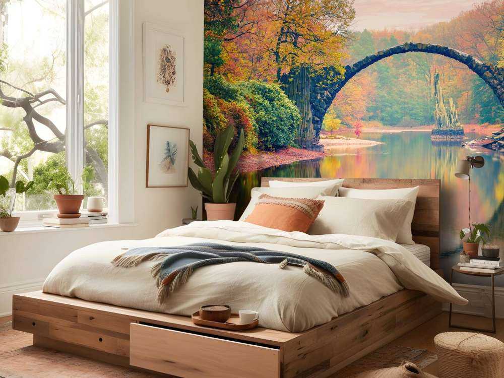 Brücke über den See