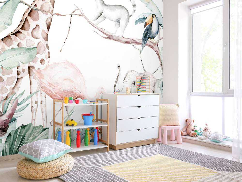Aquarell afrikanische Tiere