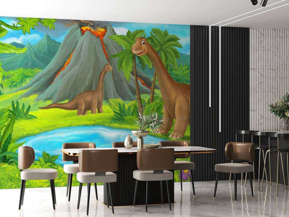 Dinosaurier in der Natur