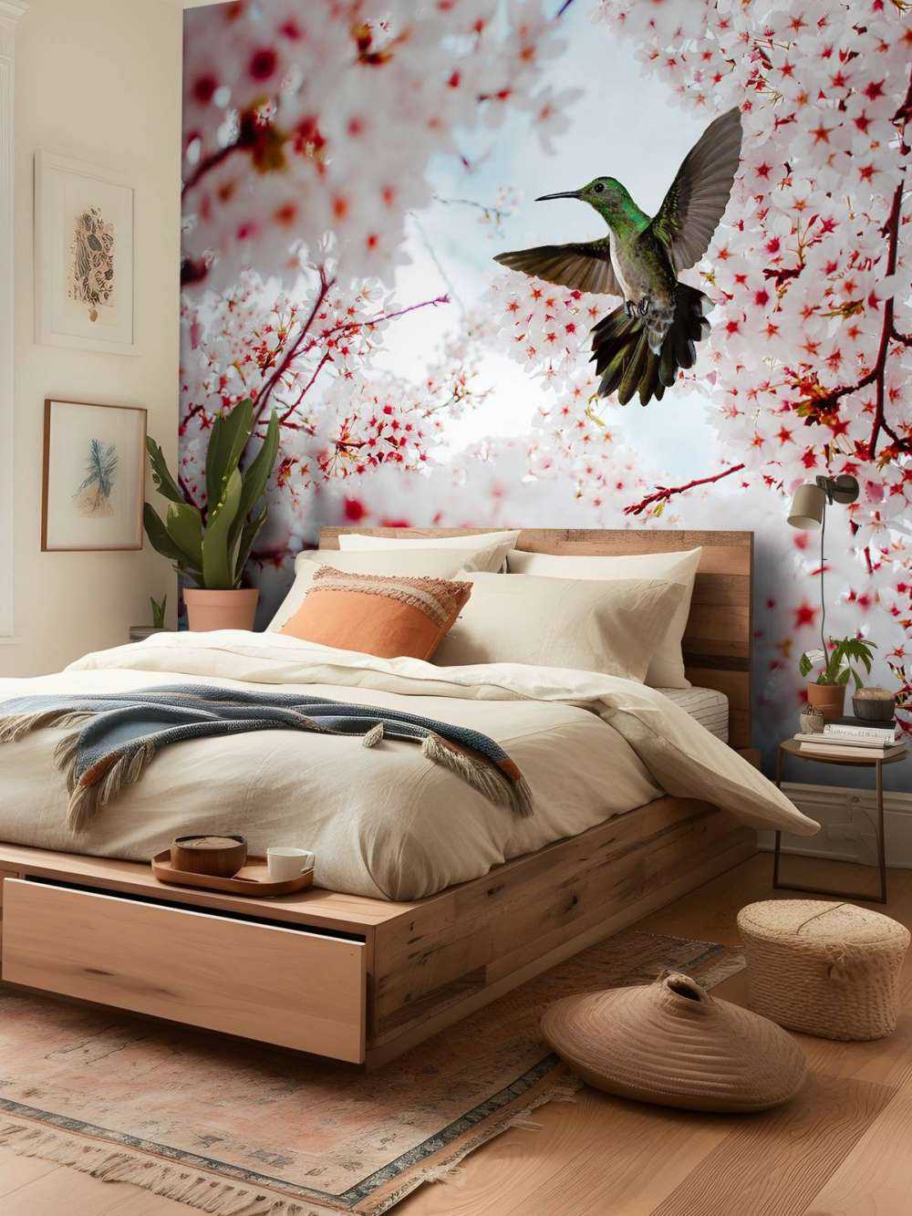 Kolibri zwischen den Blüten
