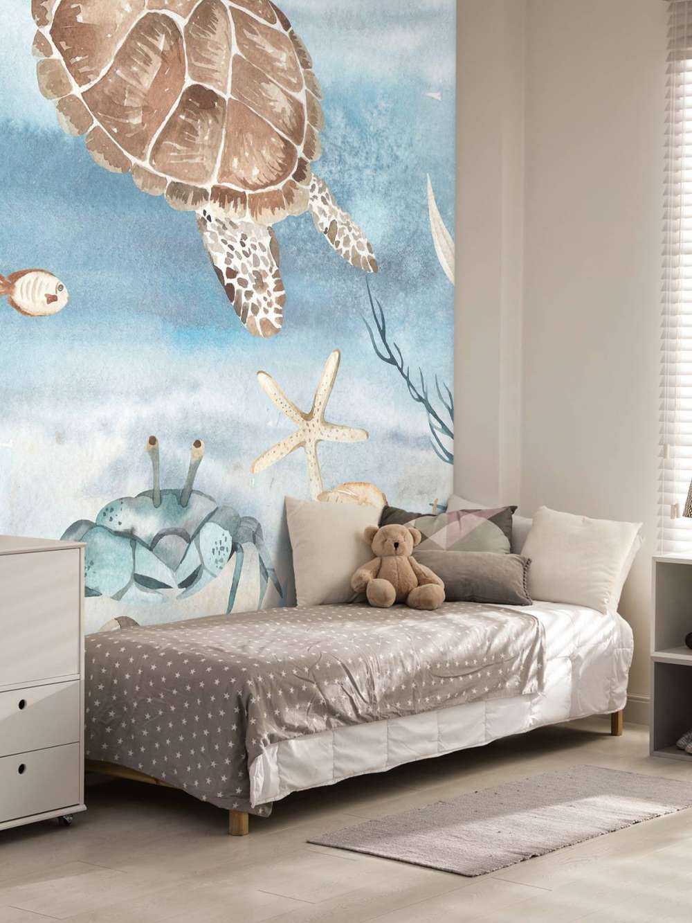 Aquarell Meeresschildkröte