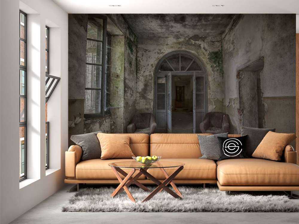 Korridor in verlassenem Haus