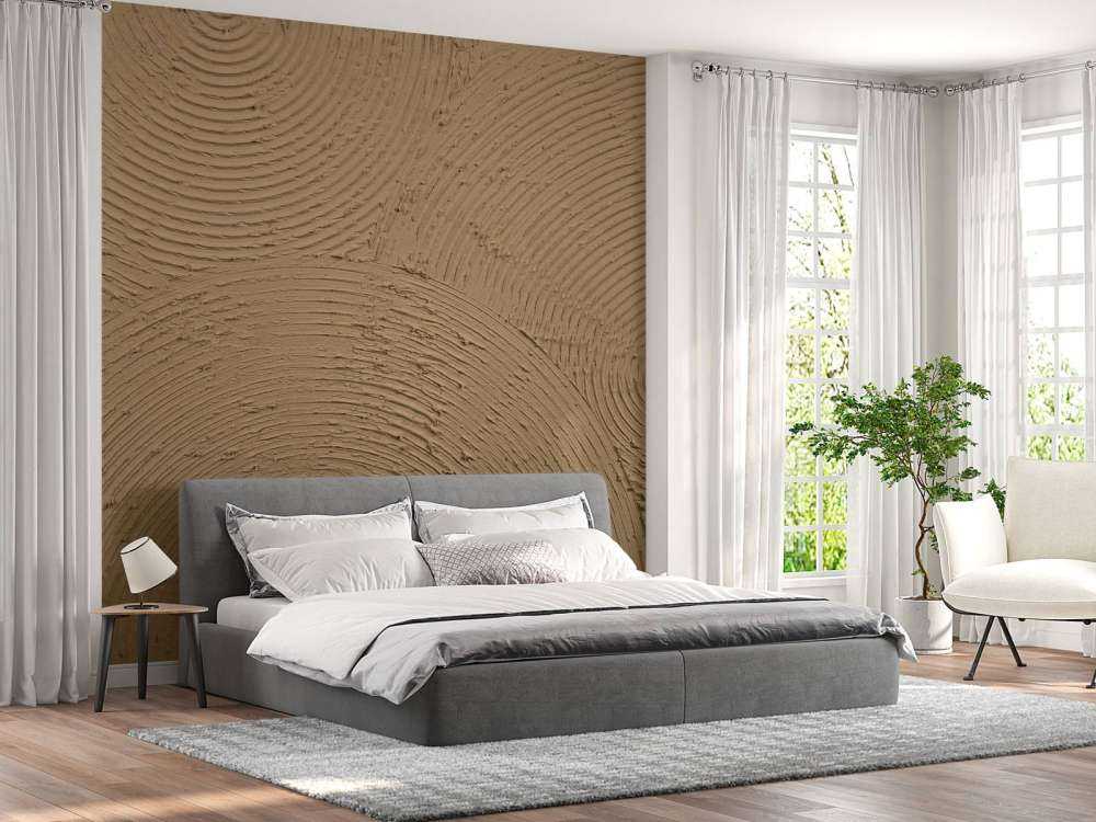 Zen-Kreise in Goldbraun