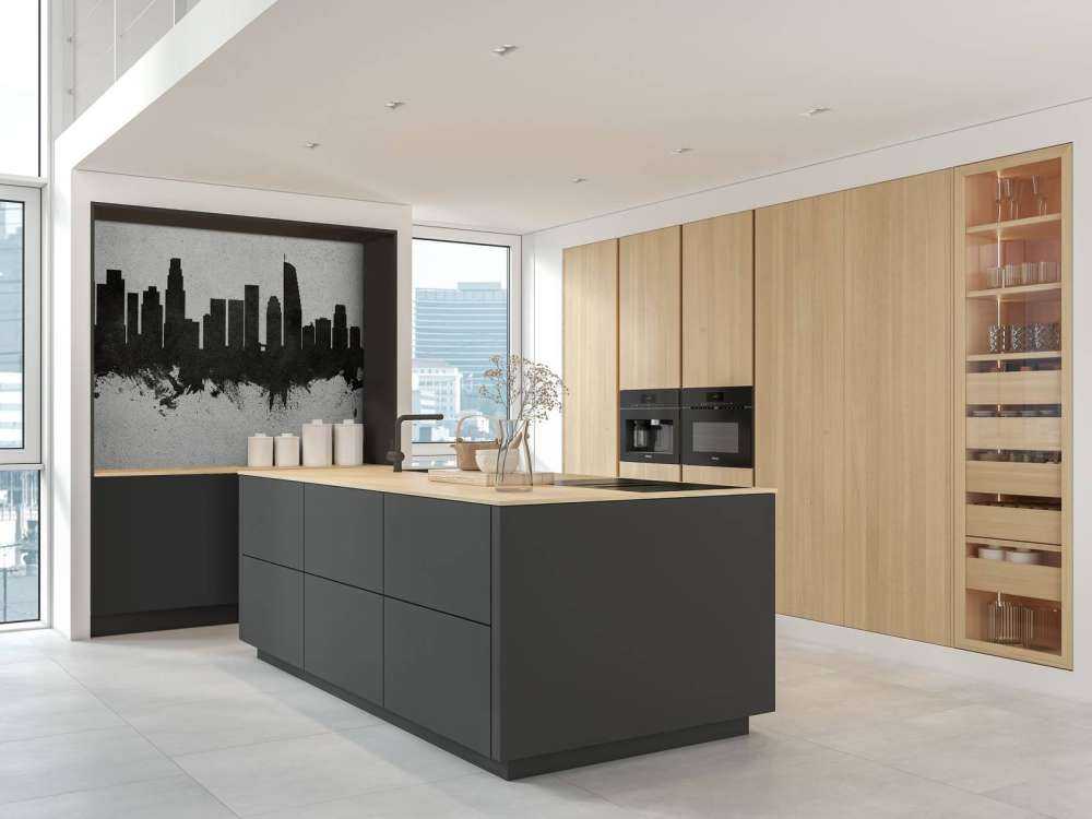 Aquarell-Skyline, Los Angeles