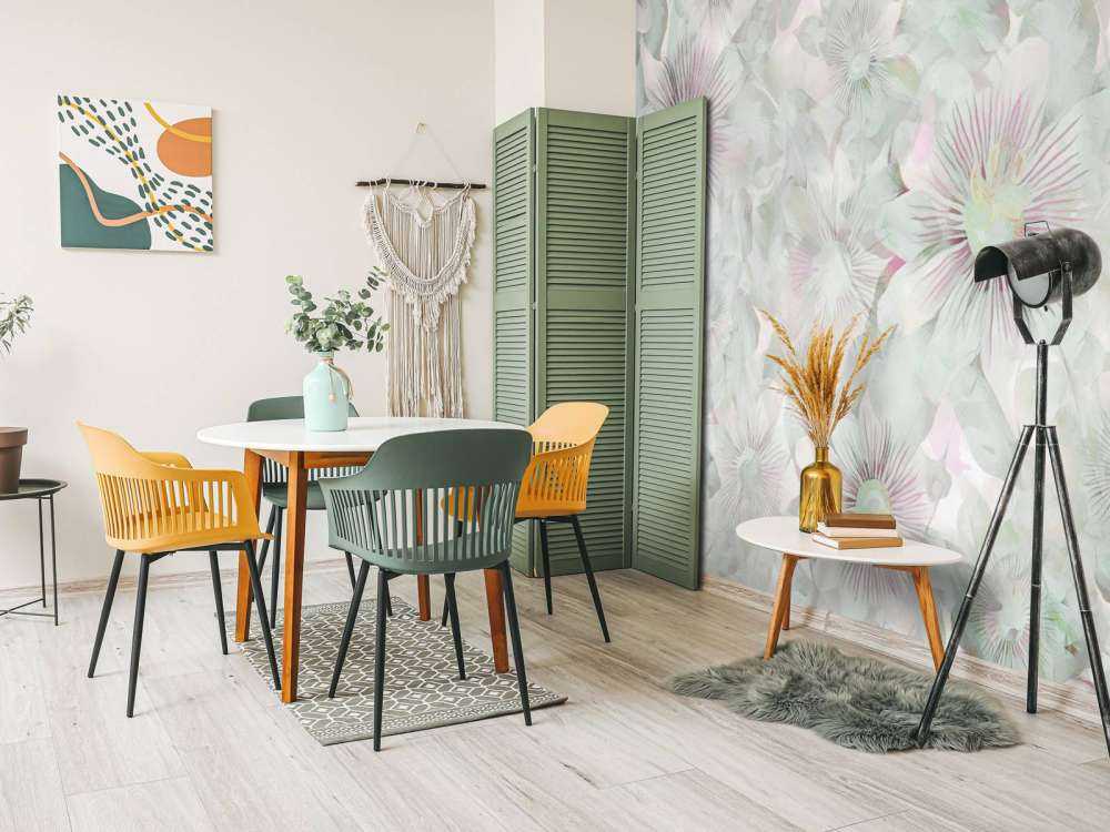 Botanische Aquarell-Eleganz Pastellrosa