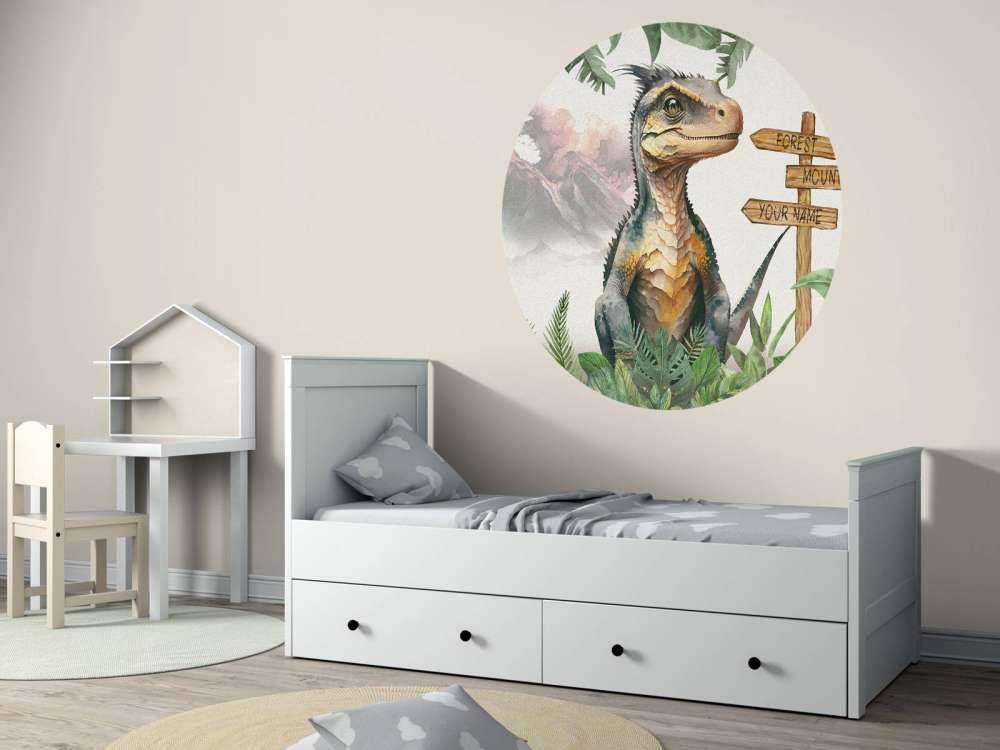 Baby-Velociraptor im Dschungel