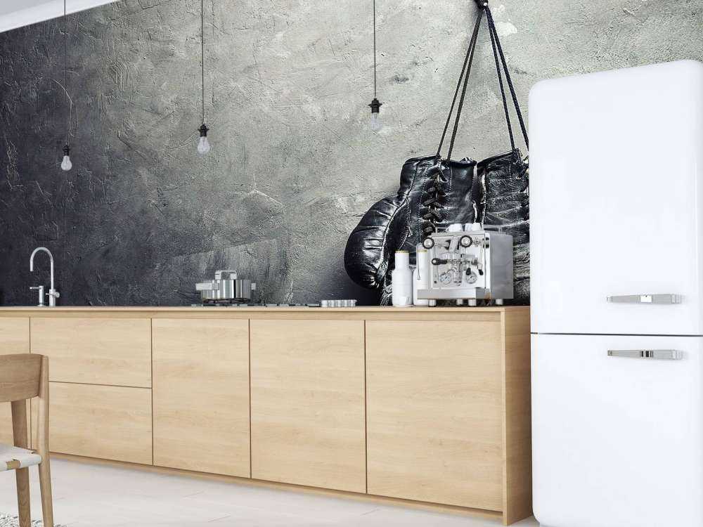 Schwarze Boxhandschuhe