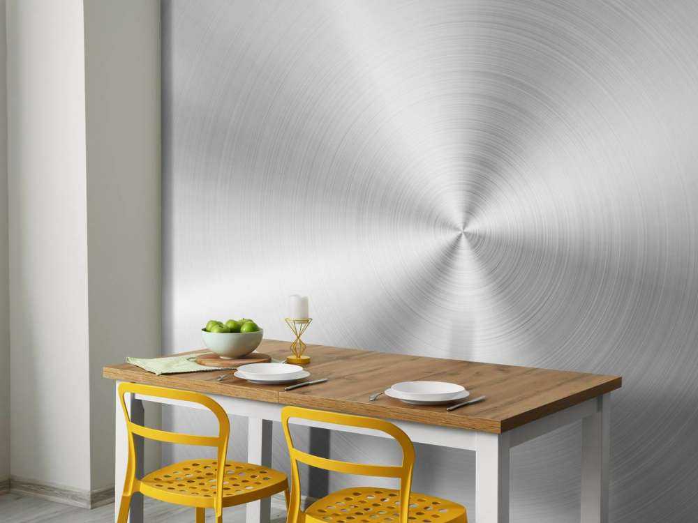 Radiale Metalltextur