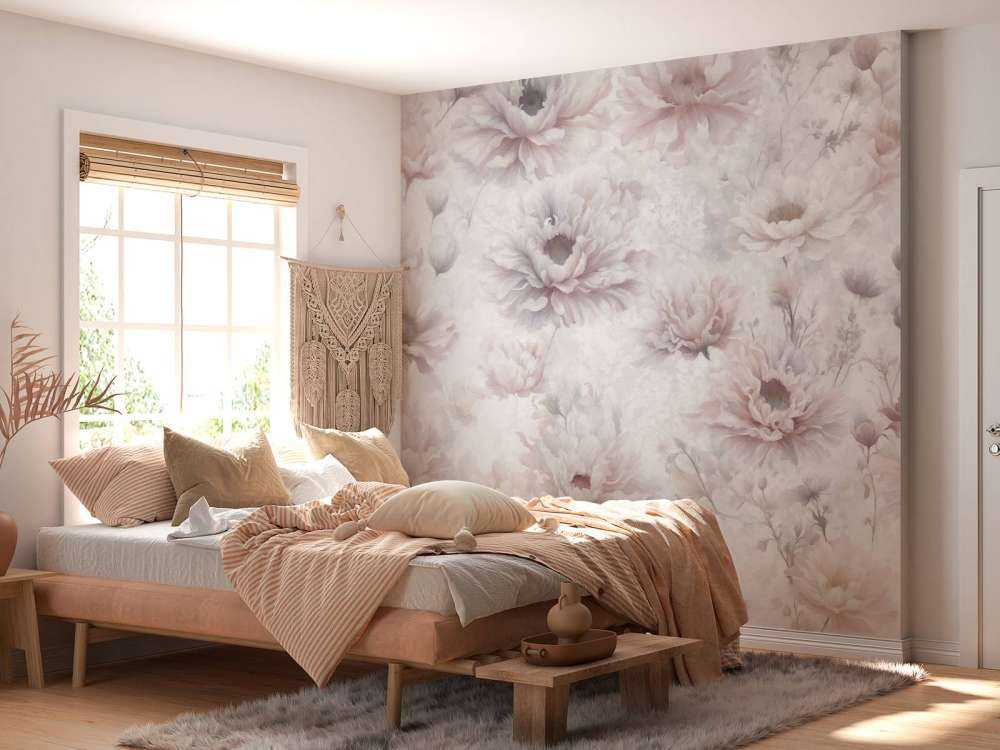 Romantische Wand Orange