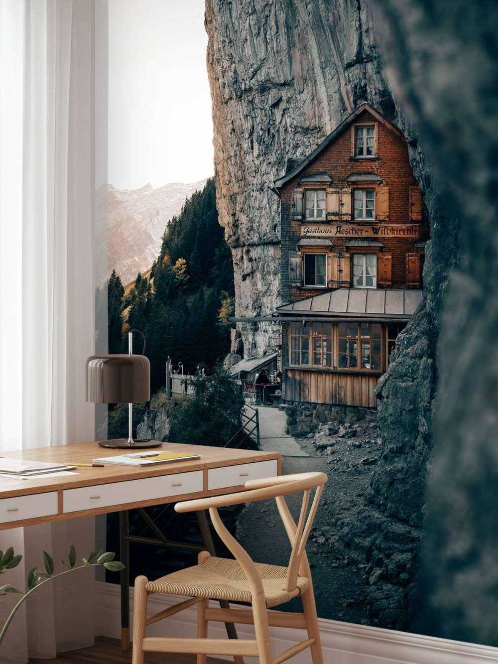 Berghütte in den Alpen