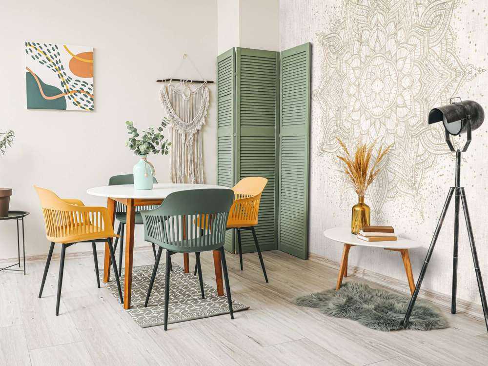 Goldenes funkelndes Mandala - beige