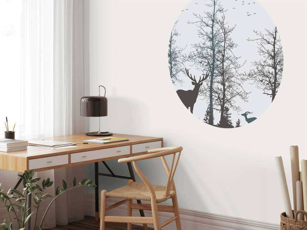 Winter Kontur Wald Stille