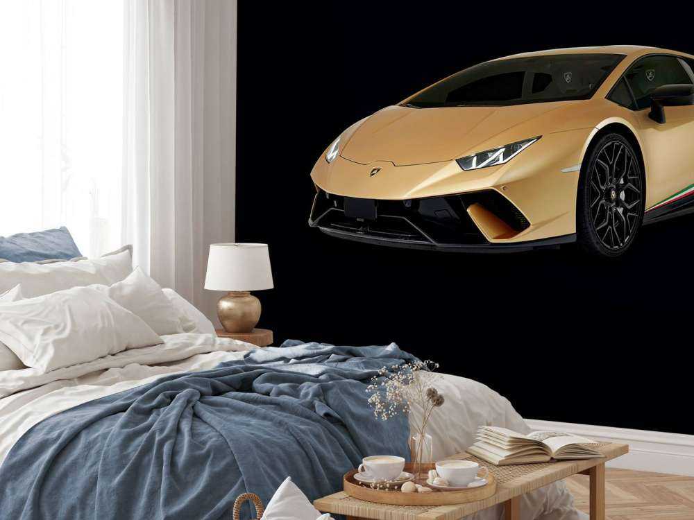 Lamborghini Huracán - Rechts vorne, schwarz