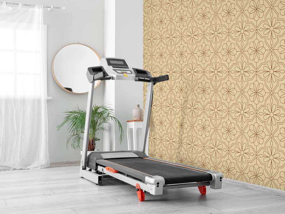 Blumen im Retro Stil