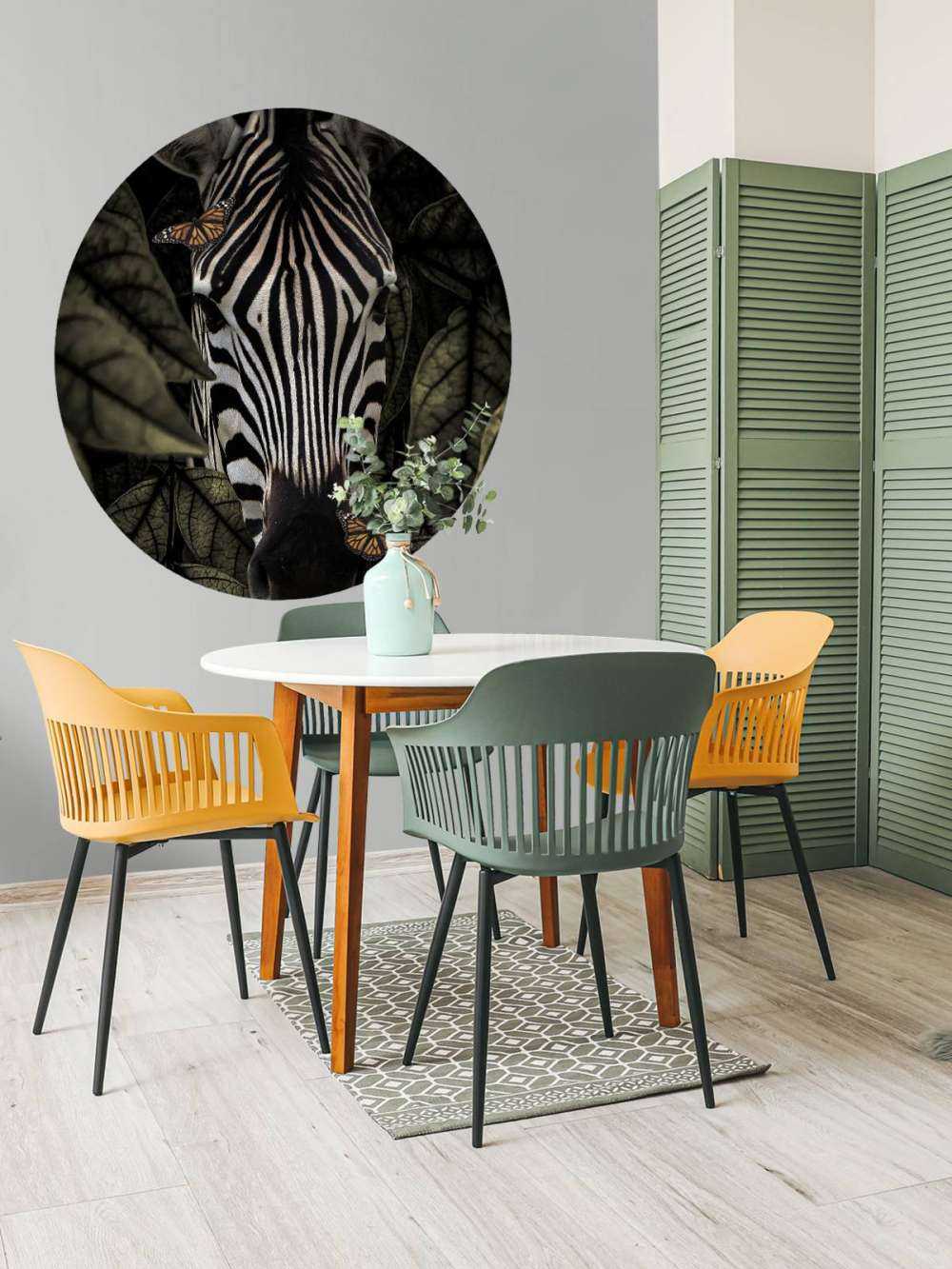 Dschungel Zebra Portrait