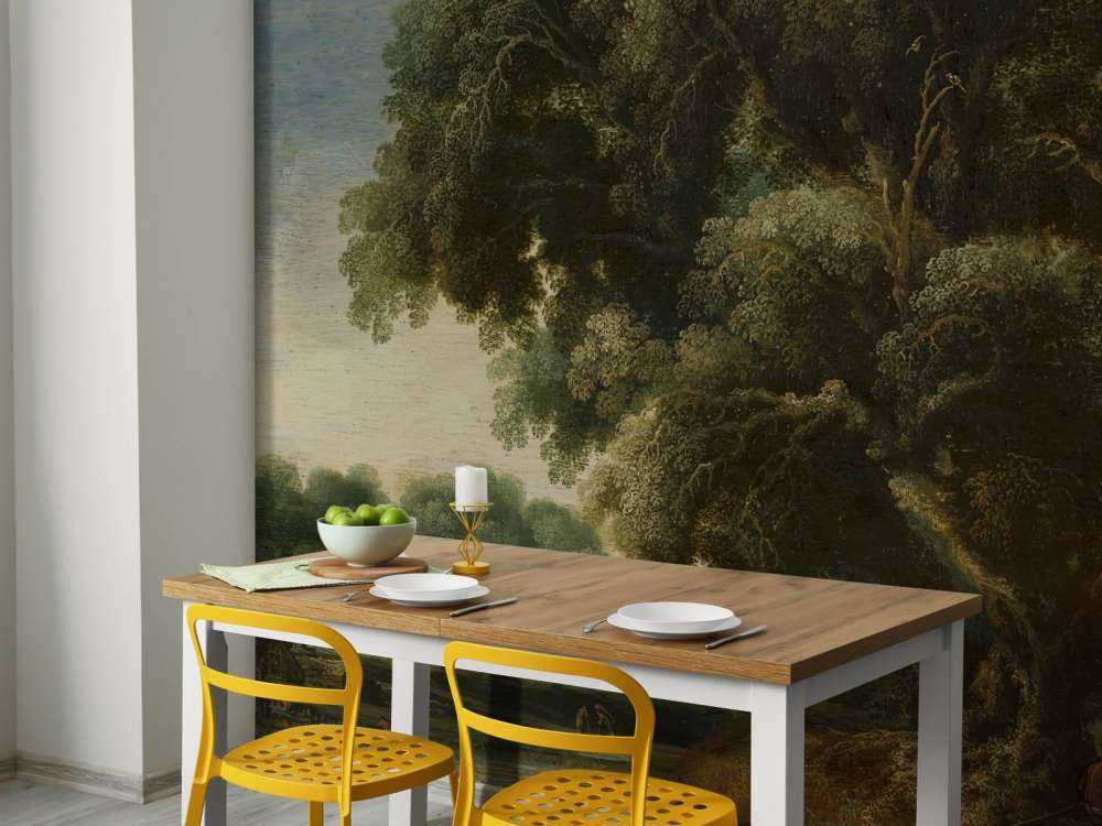 Vorstellbare Waldlandschaft