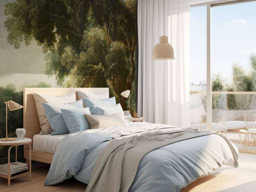 Vorstellbare Waldlandschaft